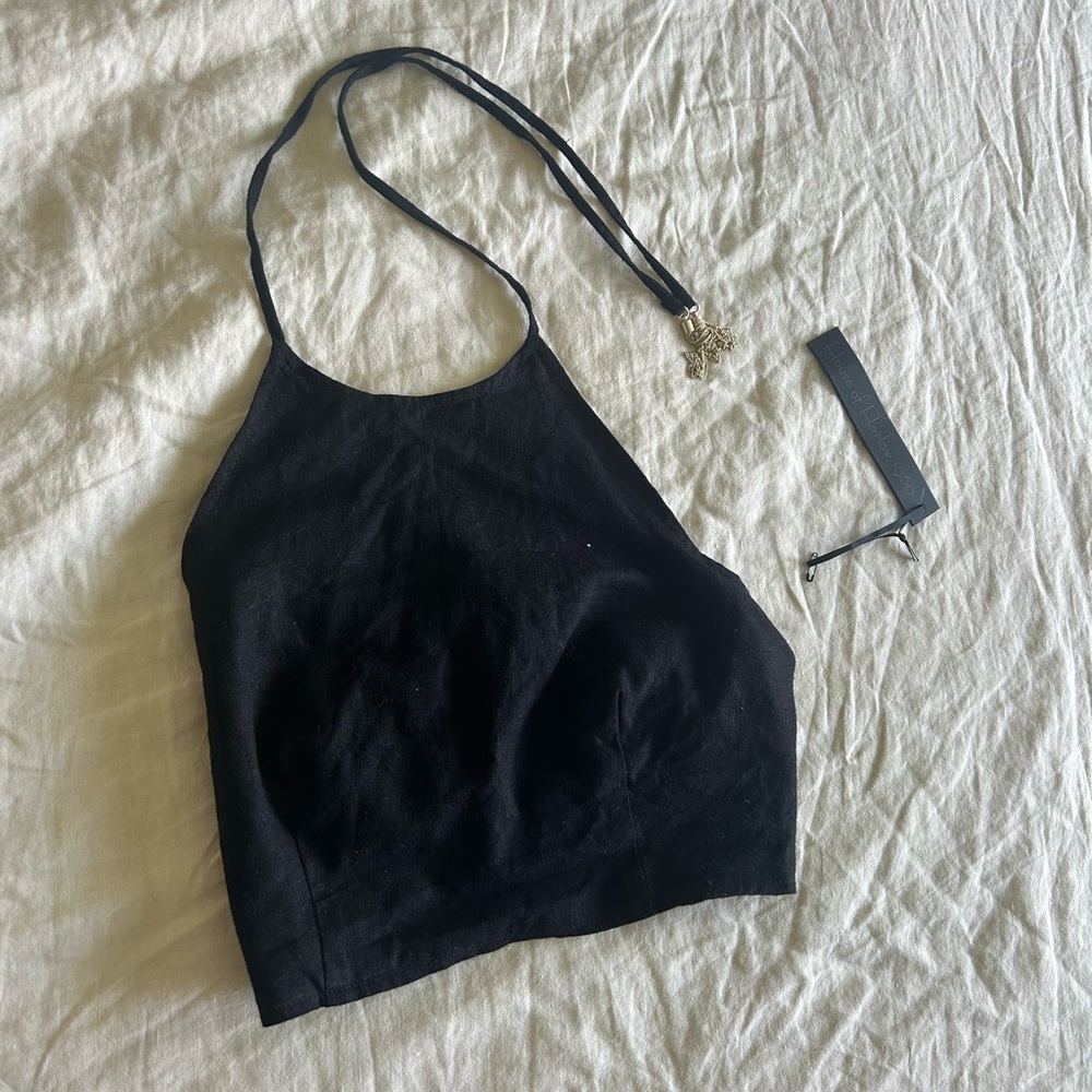 House of Harlow 1960 Linen Halter